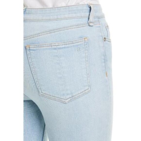 Rag & Bone Womens High Rise Light Wash Cropped Flared Ankle Jeans Sz 30 New - Picture 7 of 12